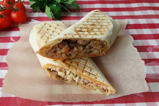 Шаурма "Жажда мяса" на углях