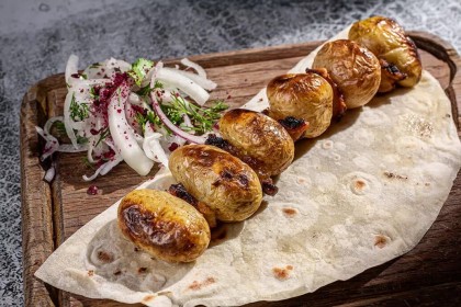 Картофель с салом